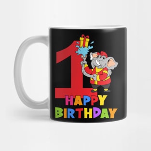 1st First Birthday Party 1 Year Old One Year Mug